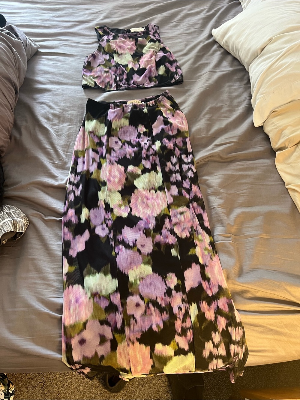 What Lo Wants “Alison” dropped top and maxi skirt